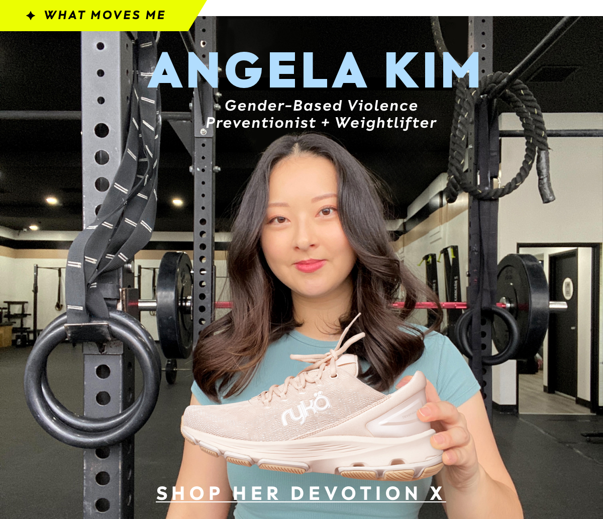 Angela Kim for Ryka