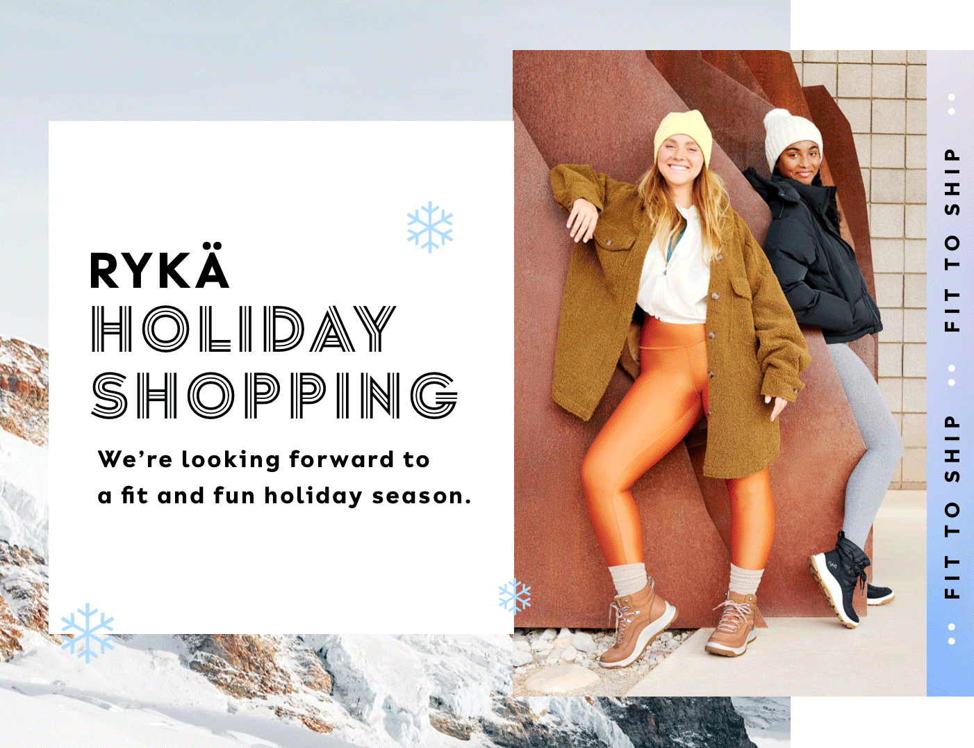 ryka holiday shipping information