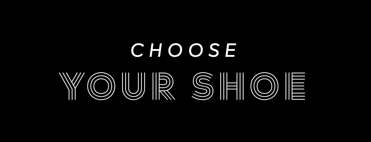 choose your shoe. shop by activity