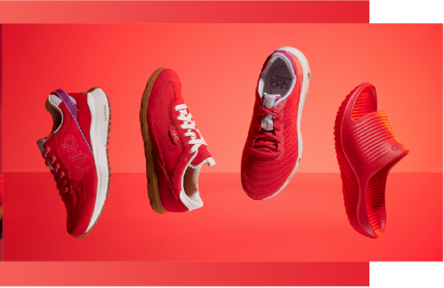 Red Rykä shoes