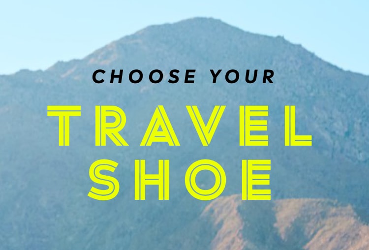 Choose your travel shoe