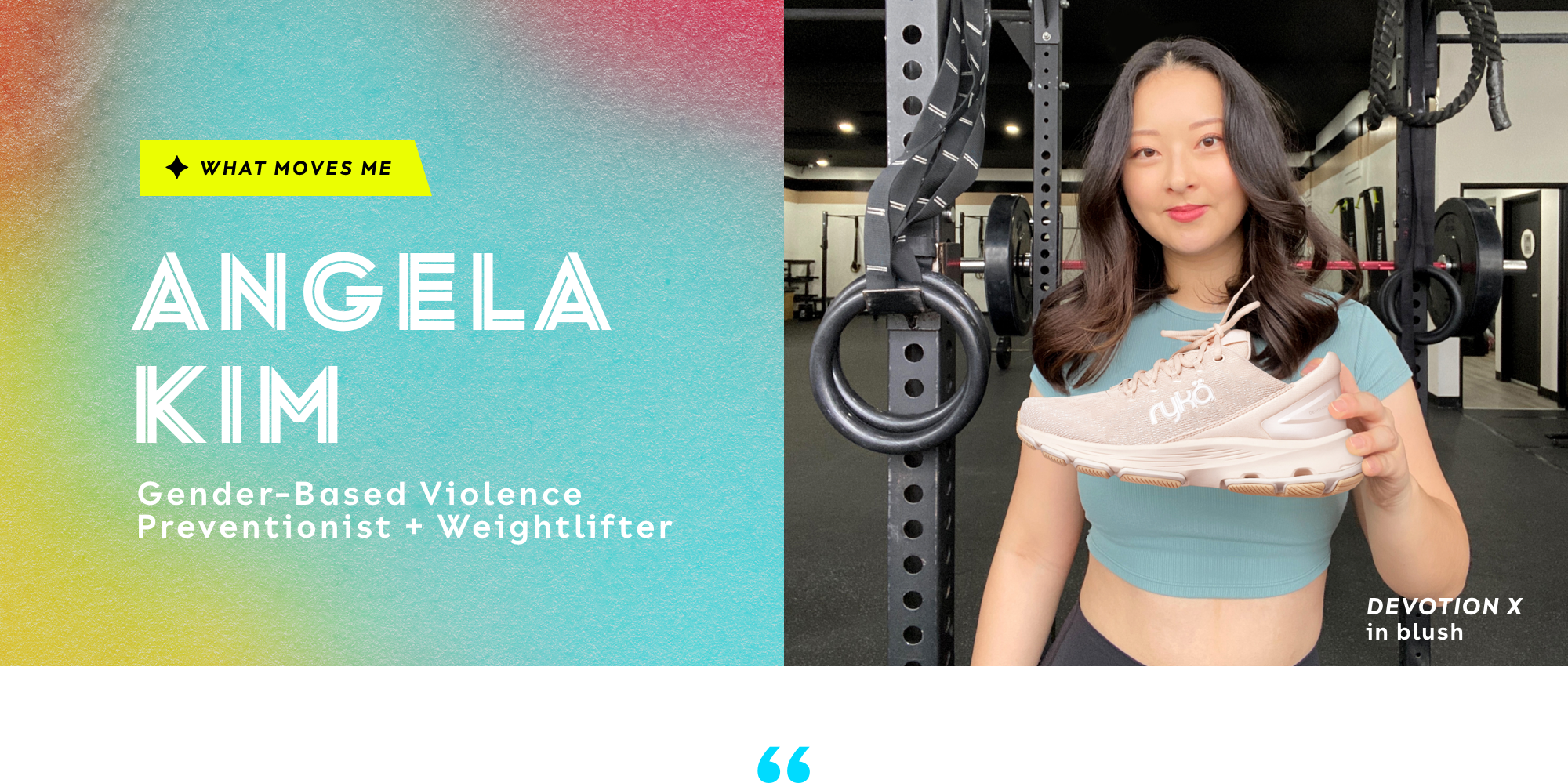 Angela Kim for Ryka
