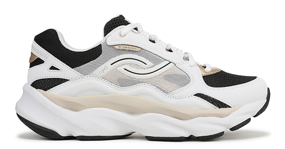A black and white Rykä Rezorb classic shoe