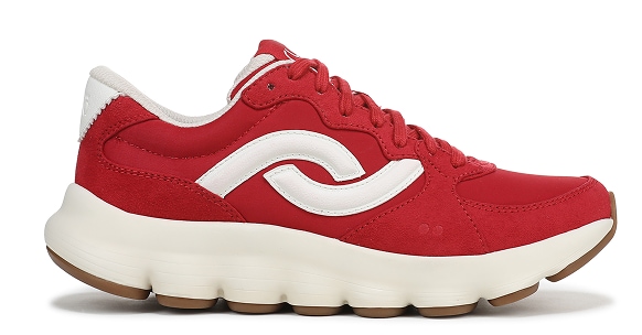 A red and white Rykä Podflow Retro shoe