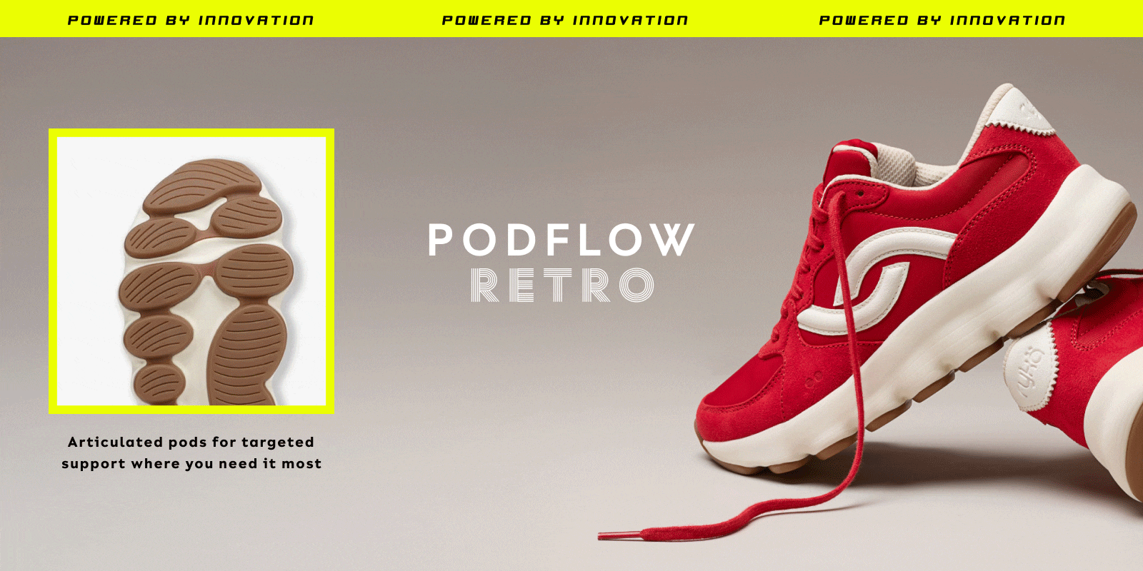 Podflow Retro shoe GIF