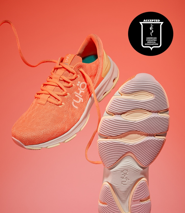 Orange Ryka shoes