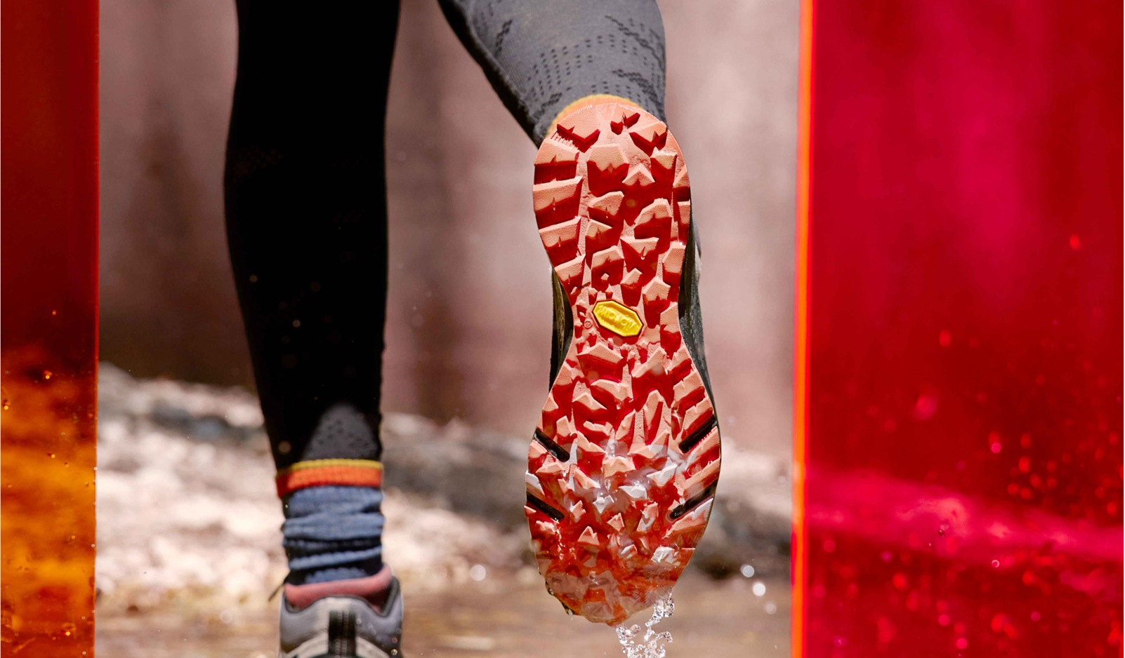 behind shot of a roman running in Ryka shoes