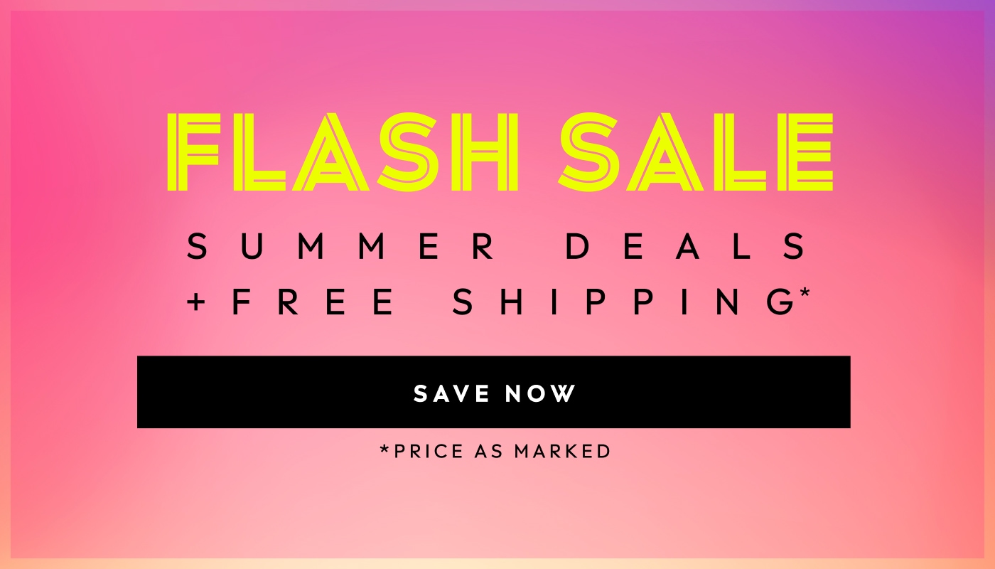 Flash Sale. Free Shipping. Shop Now.