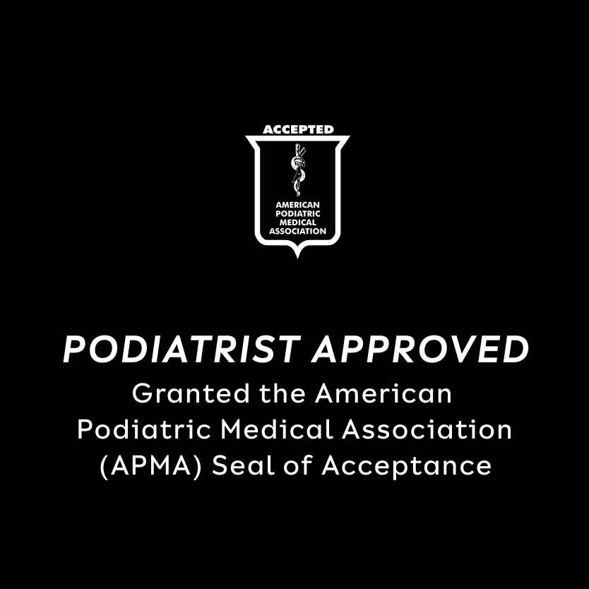 ACCEPTED AMERICAN PODIATRIC MEDICAL ASSOCIATION. PODIATRIST APPROVED. Granted the American Podiatric Medical Association (APMA) Seal of Acceptance