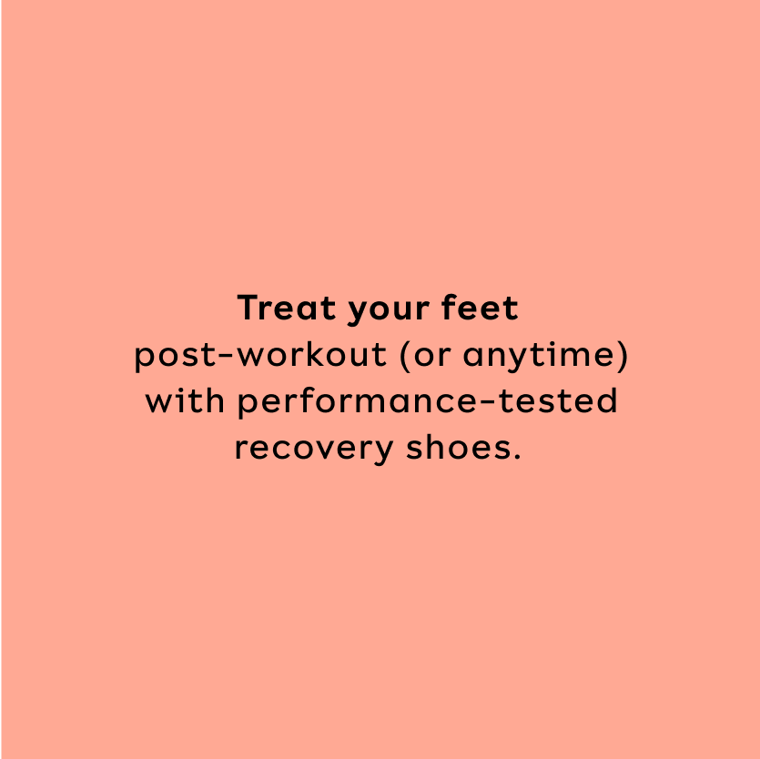 Treat your feet post-workout (or anytime) with performance-tested recovery shoes.