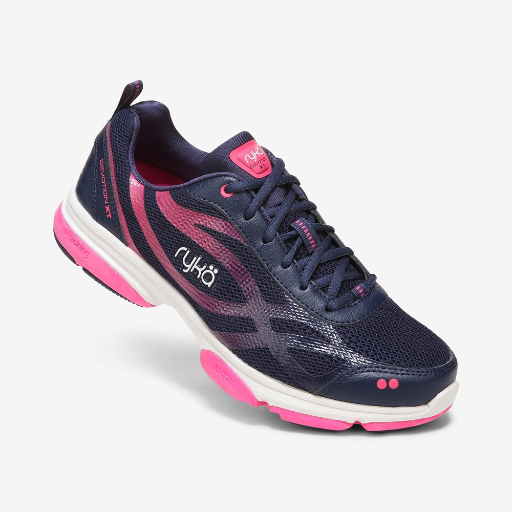 Skechers Sport Skech Air Cross Trainer Sneaker Shoe - Black/Hot Pink - -  Shoplifestyle