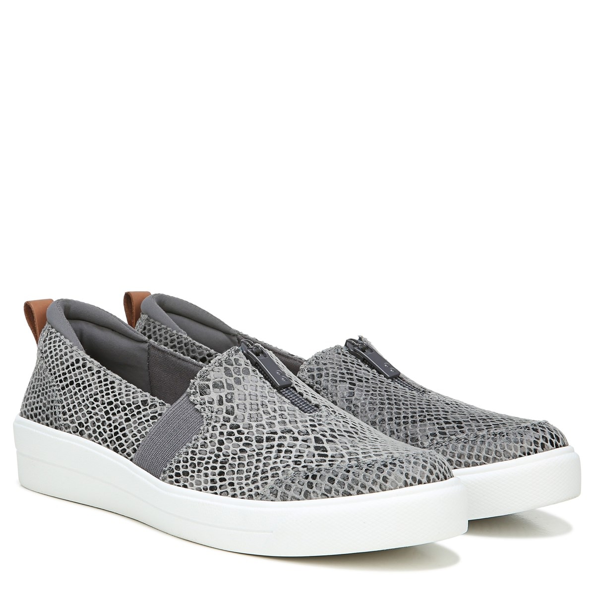 slip on gray shoes