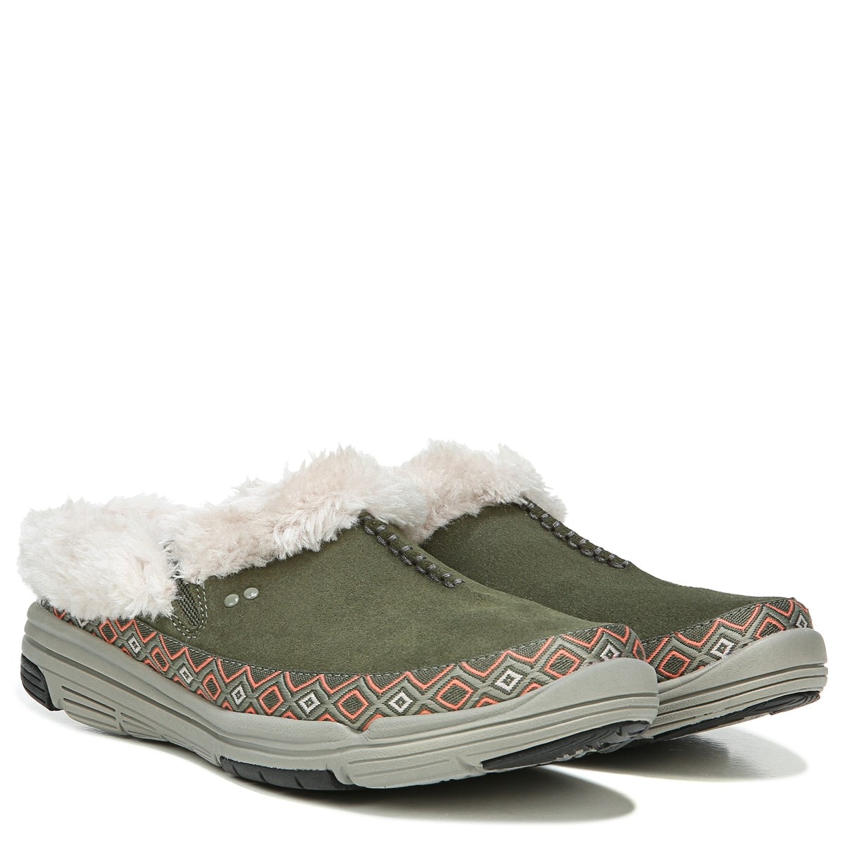 Ryka Adventure Mule in Alpine Green Fabric