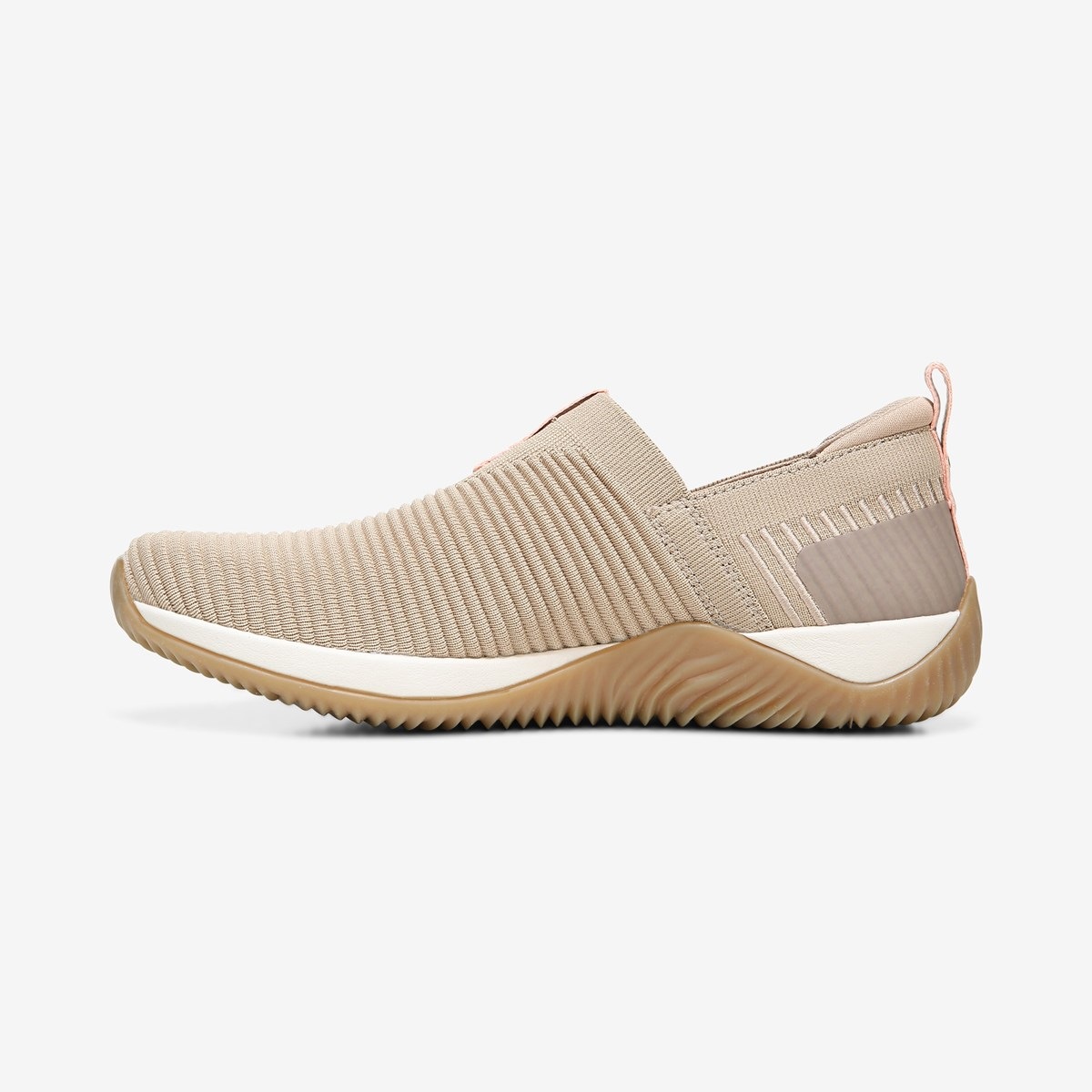 Ryka Echo Knit Slip On Sneaker in Black Fabric
