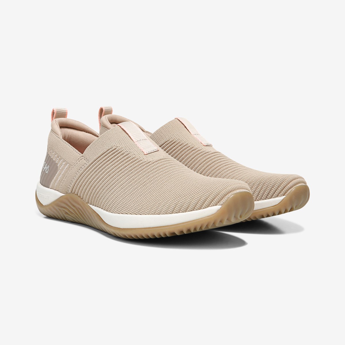 Ryka Echo Knit Slip On Sneaker in Black Fabric