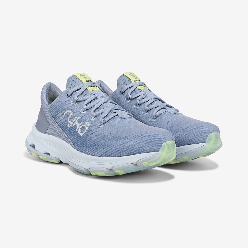 Ryka Devotion X Plus Walking Sneakers Blue 12.0 W Breathable Mesh