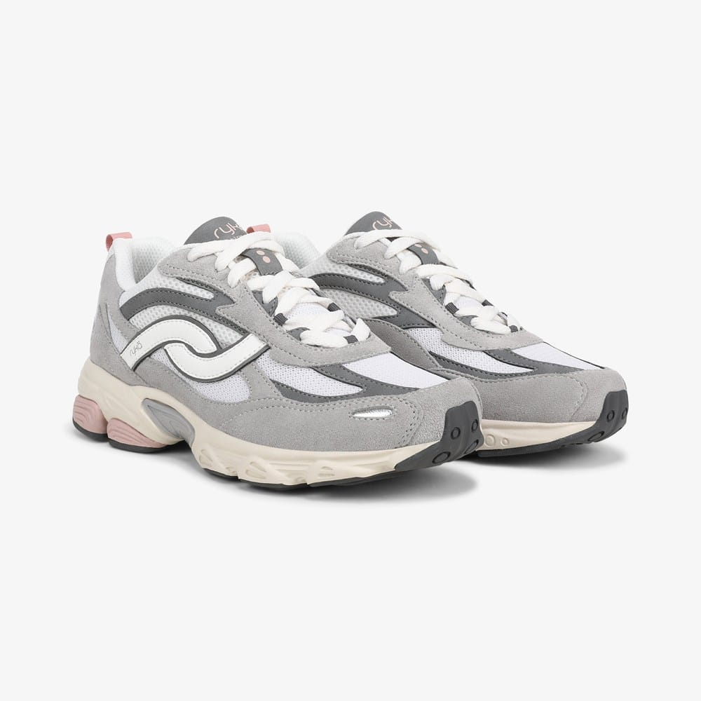 ryka スニーカー ホワイト／グレー Rykä Ultimate X Sneaker | Womens Sneakers