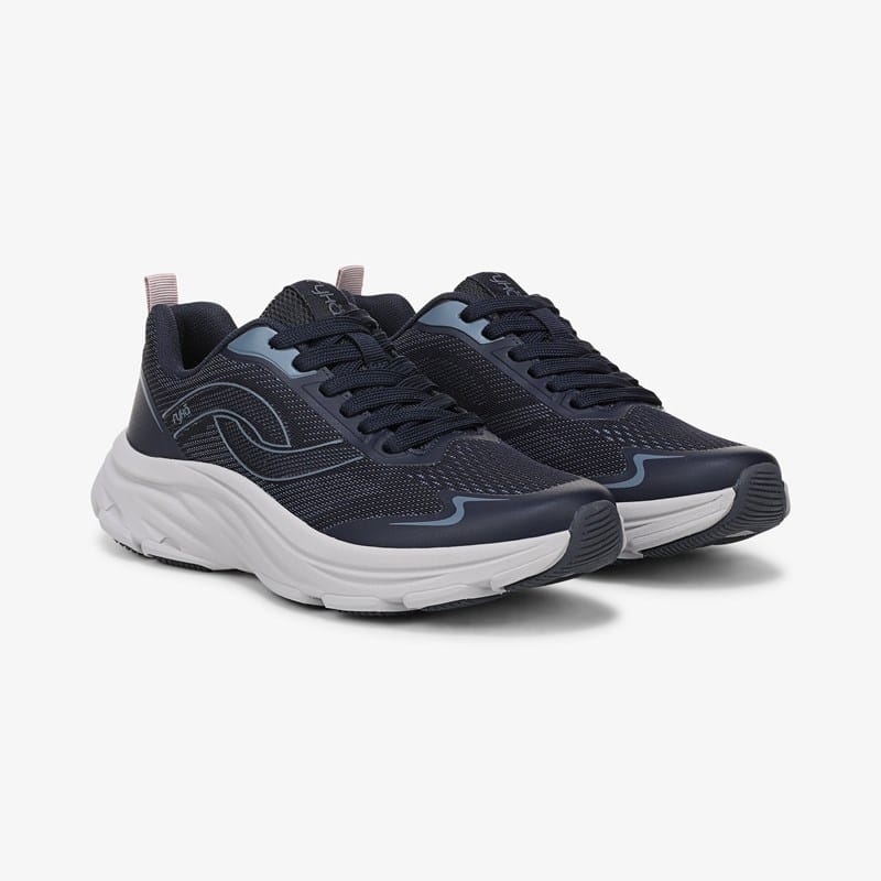 Ryka Devine Max Walking Sneakers Academy Blue Mesh Synthetic 5.5 M
