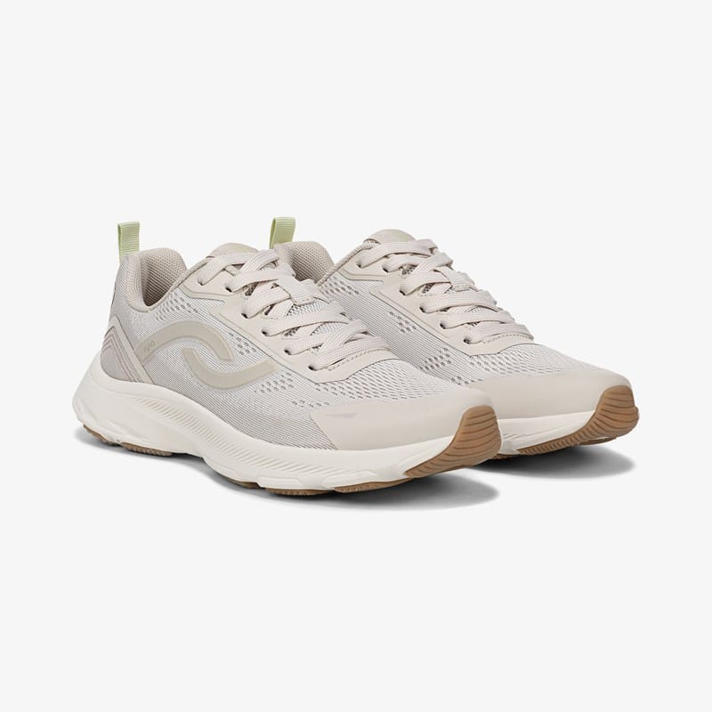 Ryka Devine Walking Sneakers Snow Taupe Mesh Fabric/synthetic 9.5 M Lightweight