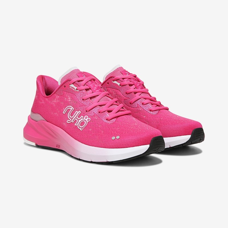 Ryka Euphoria Running Shoes Pink Mesh 5.0 M Lightweight