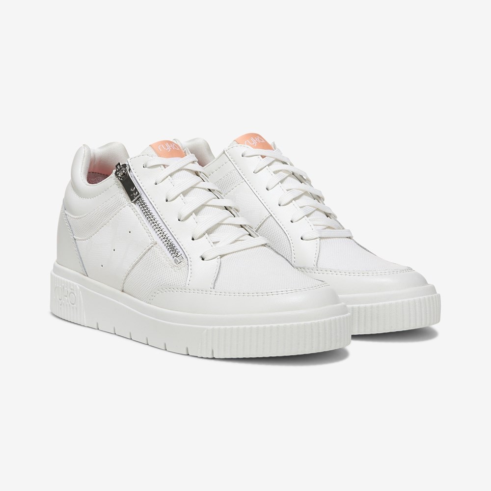 Metallic sales wedge sneaker