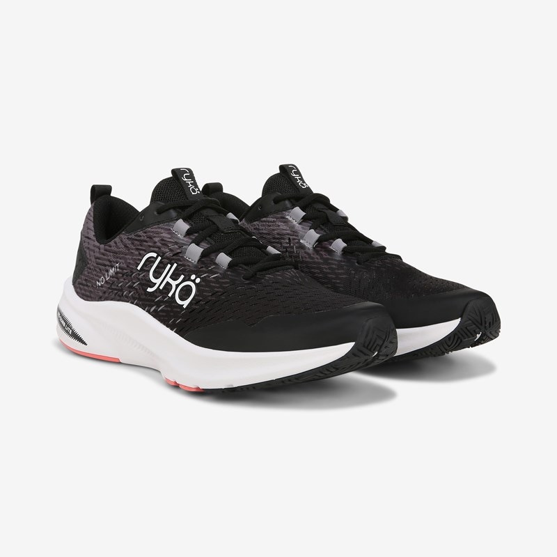 Ryka No Limit Training Sneakers Black 8.0 M Lightweight