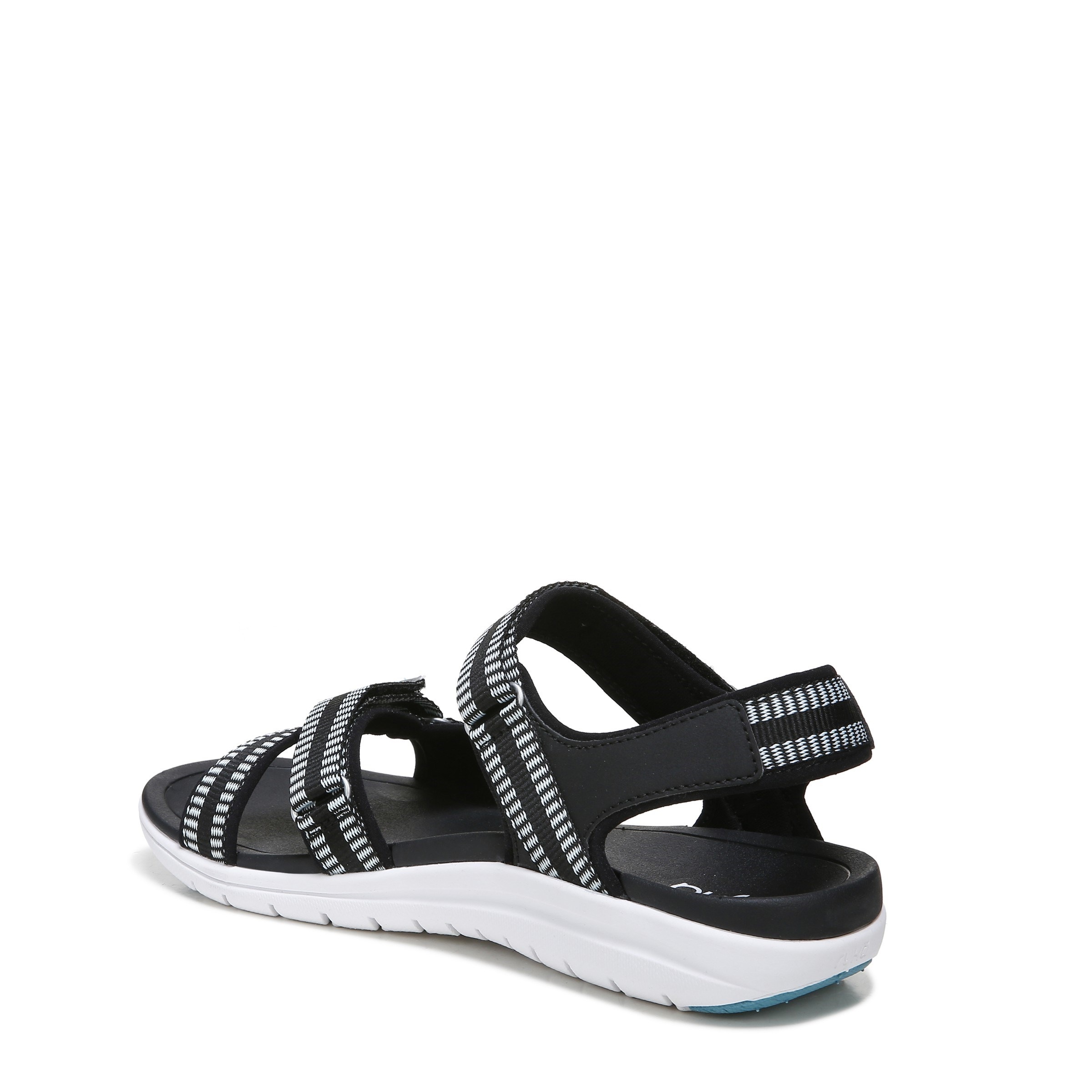 Ryka Womens~Savannah Sandals in:White/Grey w/Ankle Strap Hook Loop~U Choose Sz. 