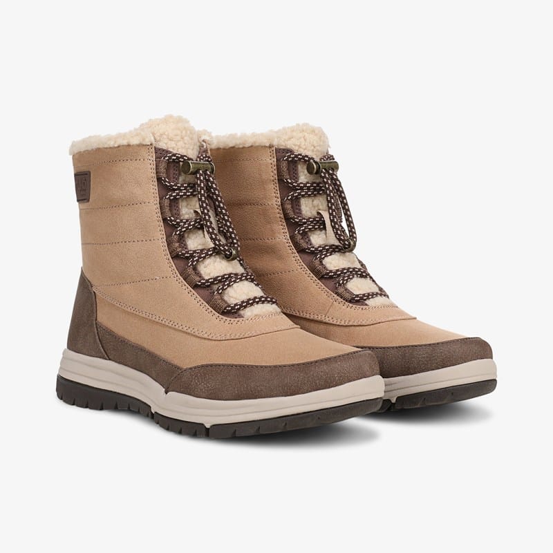 Ryka Avalanche Snow Boot Boots Honey Woven Fabric Synthetic 6.5 W