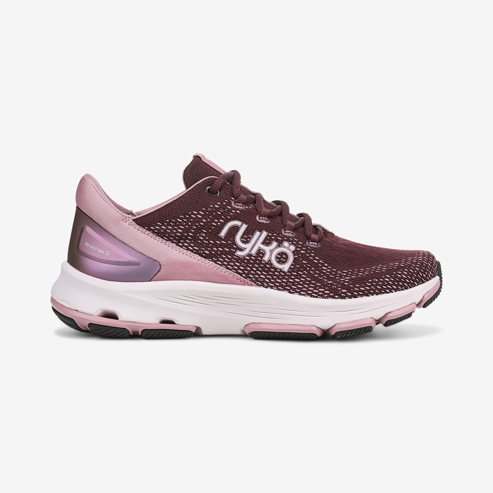 (取寄) ライカ レディース ディヴォーション X ウォーキング シューズ Ryka women Devotion X Walking Shoe Purple Fig Mesh Fabric Rykä Devotion X Walking Sneaker | Womens Sneakers