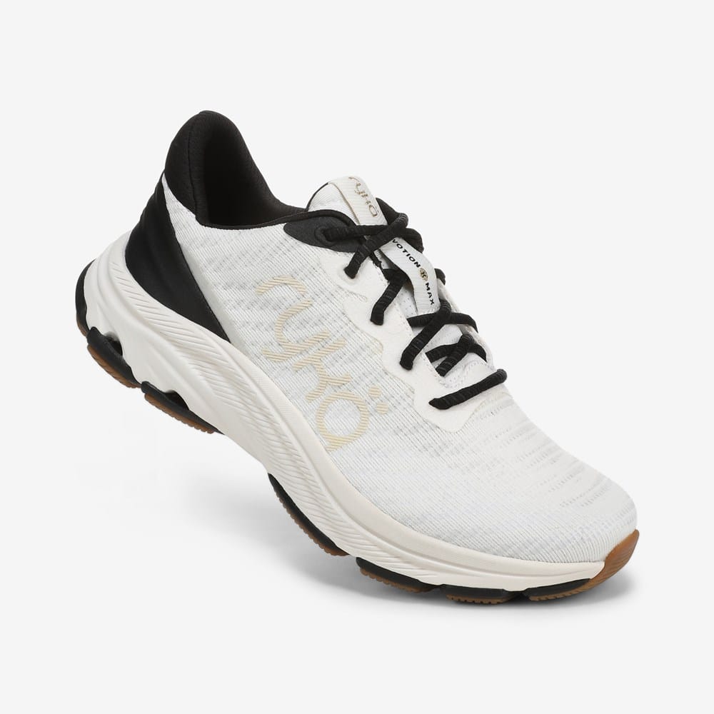 おっきーryka ホワイト/ゴールド スニーカー Rykä Devotion X Max RS | Womens Sneakers