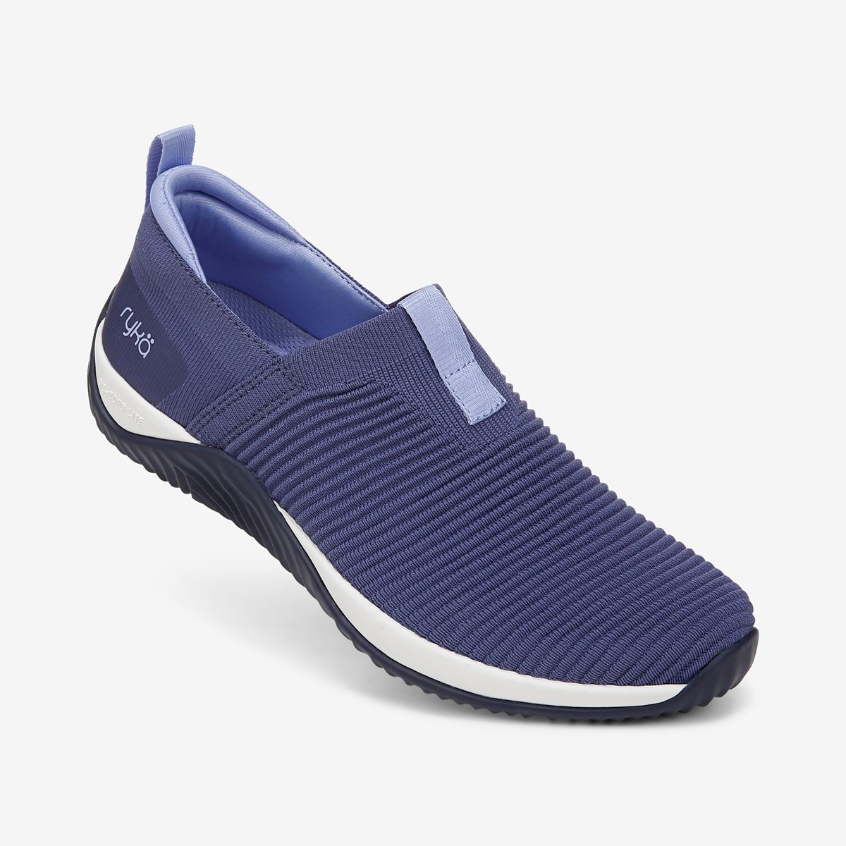 (取寄) ライカ レディース エコー ニット スリッポン スニーカー Ryka women Echo Knit Slip On Sneaker Dusk Blue Knit Fabric Rykä Echo Knit Slip On Sneaker | Womens Casual Shoes