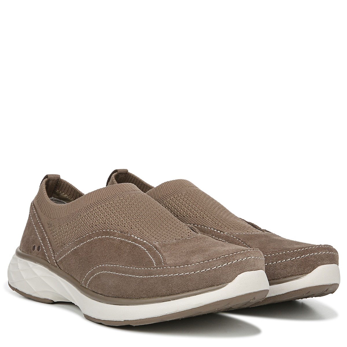 ryka suede slip on walking shoes