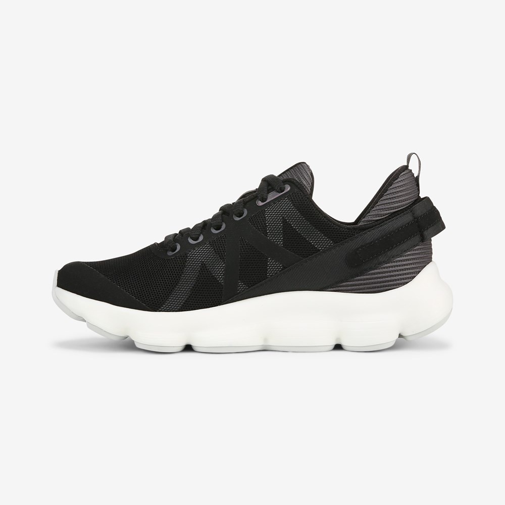 (取寄) ライカ レディース ウォーキング シューズ Ryka women Podflow W.2 Walking Shoes Black Mesh Fabric Rykä Podflow Walking Sneaker | Womens Sneakers
