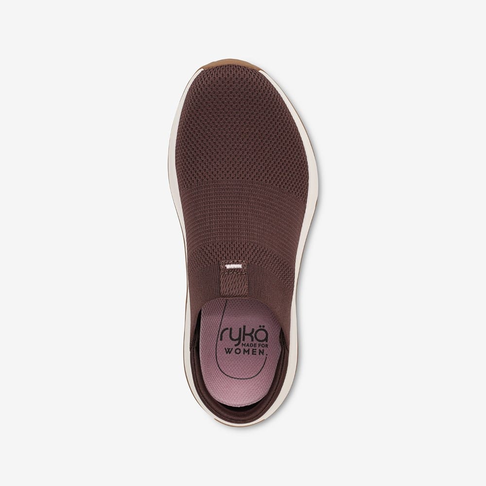 Ryka Women's Ally Slip On Sneakers - Brown Casual & Fashion Sneaker, Rubber Sole (Size 9.5 Medium) - View #9