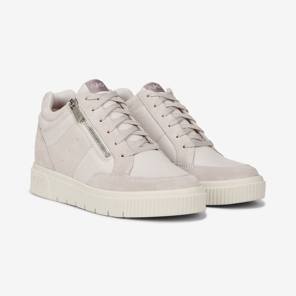 Low outlet wedge sneaker