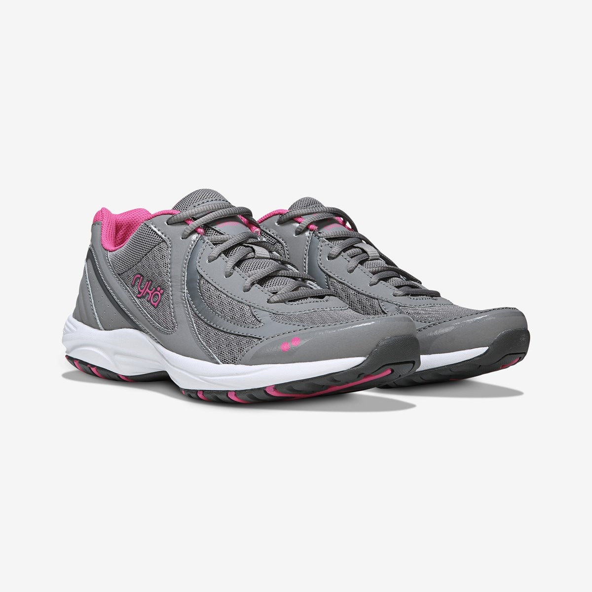 Ryka Dash 3 Walking Shoe in Grey/Athena 