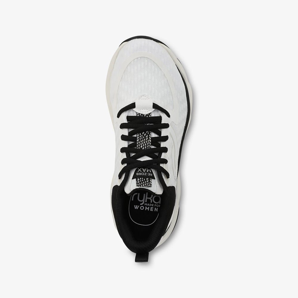 じ*み様 ryka トレーニングスニーカー ホワイト/ブラック Rykä Rezorb Max Walking Sneaker | Womens Sneakers