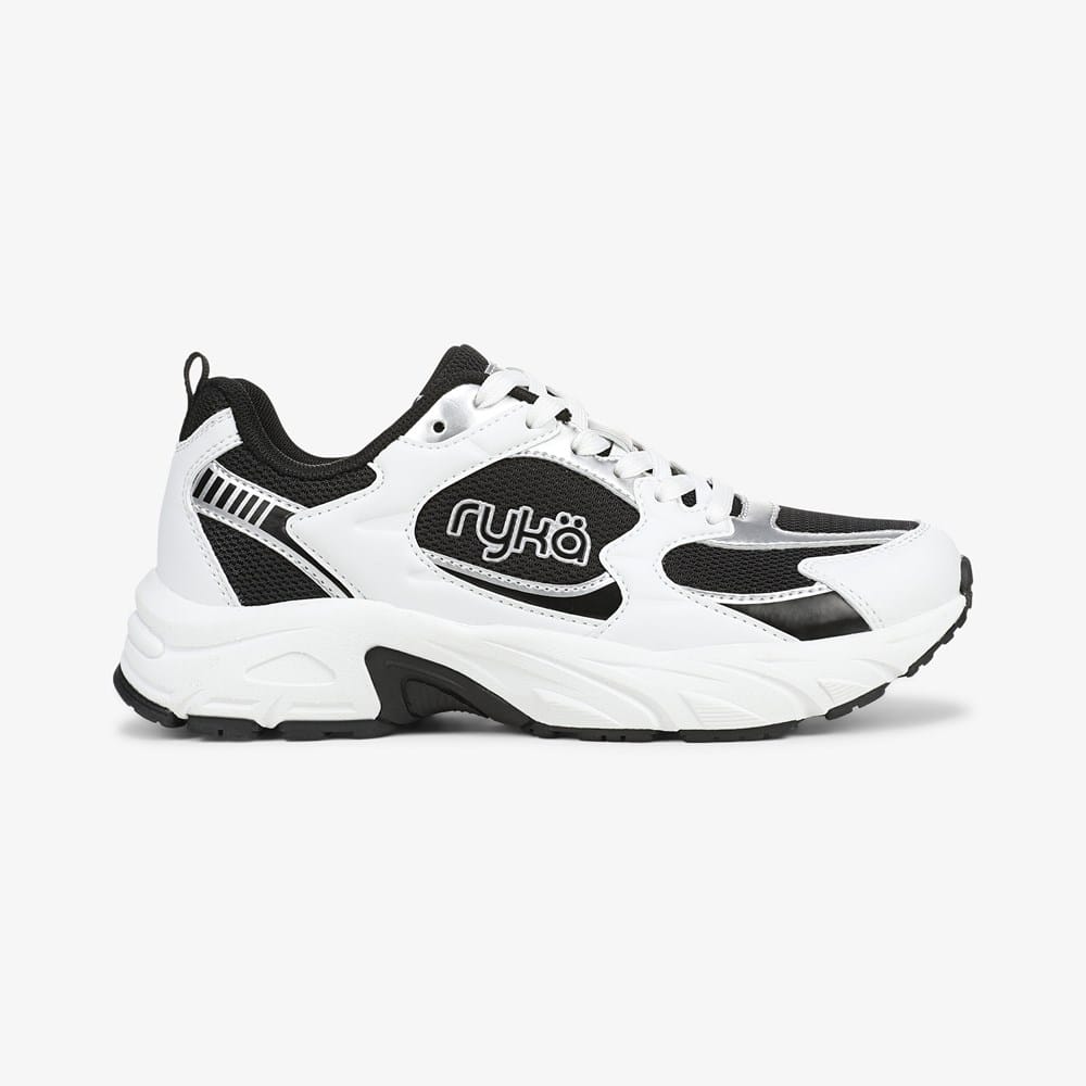 じ*み様 ryka トレーニングスニーカー ホワイト/ブラック Rykä Generation Walking Sneaker | Womens Sneakers