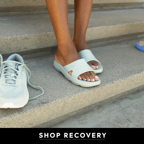 Shop Recovery shoes and slides!